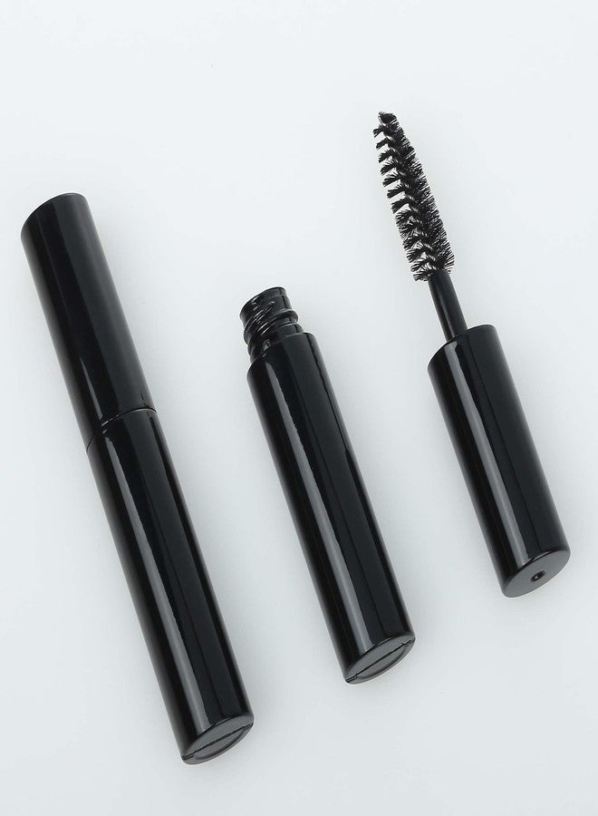 كوسيديا عبوة من 10 أنابيب ماسكارا سوداء صغيرة فارغة سعة 4 مل مع فرشاة، من كوسيديا، مناسبة لزجاجات سيروم الرموش وزيت الخروع. - Image 5